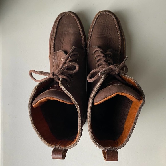 Cole Haan Country Brown Leather Lace Up Boots, Women's Size 8.5 Nr - Picture 8 of 15